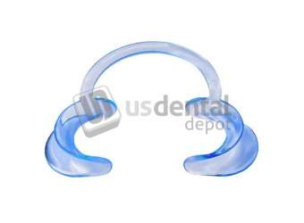 PLASDENT Cheek Retractor-Hand-free Child CLEAR 2/Pk. Autoclavable up to 250 degree F. #EX-9001