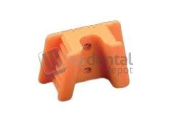 PLASDENT Silicone Mouth Props - Large (Adult), ORANGE 2/Pk. Sterilizable by all methods including dry heat up to 500 degree F (260 degree C). #SC-9040-7X