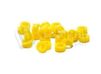 PLASDENT Code Rings - Large YELLOW 60/Box. Silicone Instrument Color Code Rings. #205CD-3N