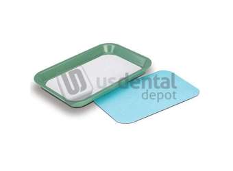 PLASDENT 5in  x 8in  Mini-Tray in Fin-WHITE Paper Tray Covers 1000/Pk. #PAP-F1