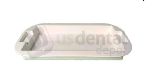 PLASDENT Operation Tub Accessory Tray, WHITE 7-7/8in  x 3-7/8in  x 1-1/8in . #500TA-1