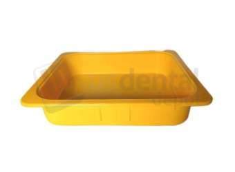 Plasdent Operation Tub Set - NEON YELLOW 10 3/4'W x 13'L x 2 5/8'D