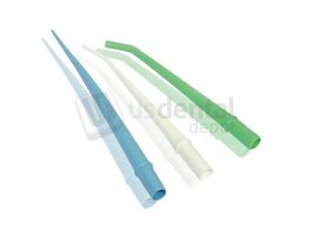 PLASDENT  Oralsurge- II-  1/4in Tip Diam- WHITE Disposable Surgical Aspirating Tips 25pk. #8020LG-1