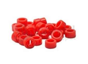 PLASDENT Code Rings- Large RED 60/Box. Silicone Instrument Color Code Rings. #205CD-5N