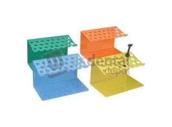 PLASDENT Large Composite Organizer, Holds 30 syringes, Amber ORANGE, 8in W x 5 1/8in H x 4.25in D, single organizer #1209-12