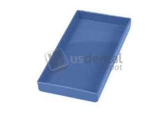 PLASDENT BLUE Cabinet Tray Organizer Organizer #19  8x4x1  Steam and Chemical Autoclavable to 270 F. #300CR19-2