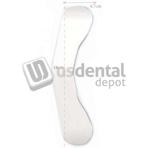 PLASDENT Angled two-sided intraoral photography mirror. Upper/lower buccal(1 4/5in x 7 1/10in x 1 4/5in ), single mirror. 150° mirror surfaces to eliminate double reflection, stainless steel, fully sterilizable. #IPM2-5NSD