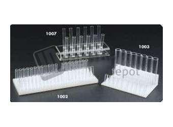 PLASDENT Arch Wire Holder - WHITE/CLEAR, 6-5/8in  W x 4-1/4in  L x 4-1/4in  H, with 1/2in  Wide Instrument Holding Tube. #1003