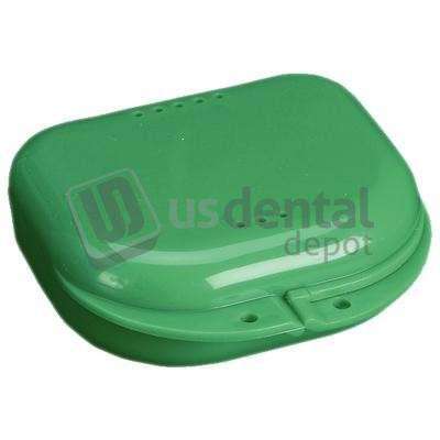 PLASDENT Chroma Retainer Box-Aqua, 3-1/8in W x 3in L x 1in H, Package of 12pk . #CR2000-4X