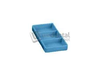 PLASDENT BLUE Cabinet Tray Organizer Organizer #17  8x4x1  Steam and Chemical Autoclavable to 270 F. #300CR17-2
