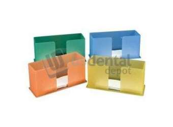 PLASDENT C-Fold Towel Holder - Emerald GREEN, 10-3/4in  W x 6in  H x 4-1/4in  D, Single holder. #1206-4