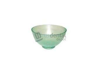 PLASDENT Flowbowl Mixing Bowls, Emerald GREEN, Large Capacity 600 cc. #904MBL-4C
