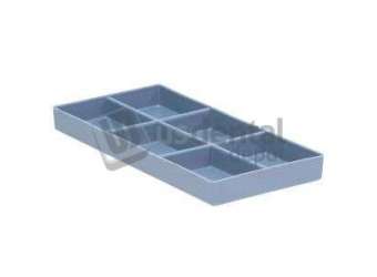PLASDENT BLUE Cabinet Tray Organizer Organizer #20  8x4x1  Steam and Chemical Autoclavable to 270 F. #300CR20-2