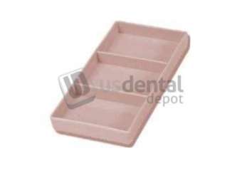 PLASDENT MAUVE Cabinet Tray Organizer Organizer #17  8x4x1  Steam and Chemical Autoclavable to 270 F. #300CR17-10