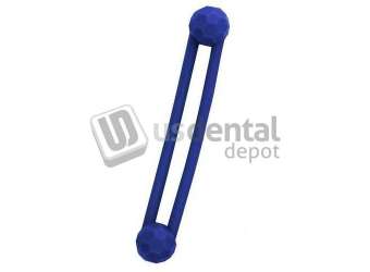PLASDENT Silicone Instrument Ties- BLUE -6pk- For bundling of instruments during sterilization. Autoclavable up to 275°F. #206IT-2X