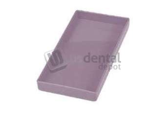 PLASDENT MAUVE Cabinet Tray Organizer Organizer #19  8x4x1  Steam and Chemical Autoclavable to 270 F. #300CR19-10