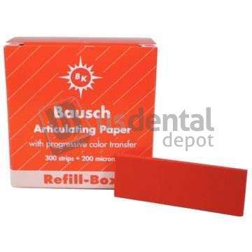 Papier à articuler 200 microns - Boîte rouge BK02 - Bausch