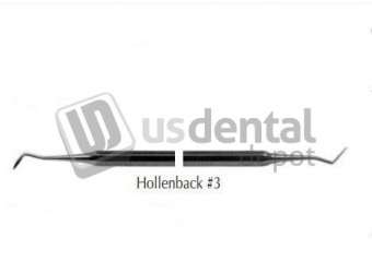 BUFFALO Hollenback #3 Dental Carver, double end, high quality instrument - #27560