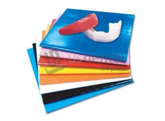 BUFFALO .118in  RED EVA Mouthguard Material, 5x5   sheet, 12/pk. Features - #72538