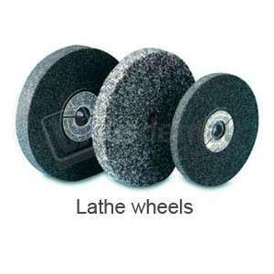 BUFFALO BLUE #461 Abrasive Lathe Wheel, 3in  x 3/8in , single wheel - #00320