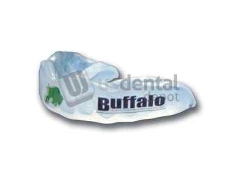 BUFFALO BUFF-TUFF mouthguard laminate WHITE in  (125mm) ROUND , 10pk . Features - #70380