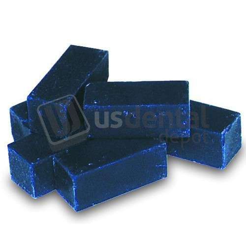 BUFFALO 5/8in  BLUE wax carving blocks, Large (posterior) 5/8in  x 5/8in  x 24pk  - #85517