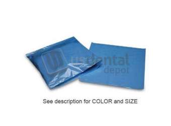 BUFFALO Regular size 10 1/2in  x 9 1/2in  plastic headrest covers, BLUE - #31750