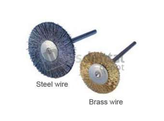 BUFFALO 1in  Steel Wire HP rotary brush, 12/pack. Designed for tough - #07480