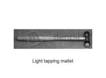 BUFFALO Light tapping mallet, 5 1/2 oz. Brass/ Fiber facings - #26-493