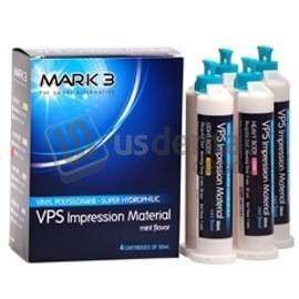 MARK3 VPS Impression Material - Heavy Body - Regular Set, 4 x 50ml Cartridges - #3014