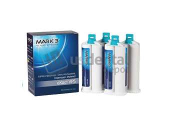 MARK3 eXact VPS Impression Material - Light Body - Fast Set , 4 x 50ml - #1141