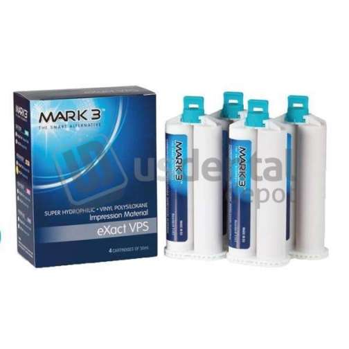 MARK3 eXact VPS Impression Material - Light Body - Fast Set , 4 x 50ml - #1141