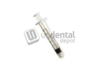 MARK3 Luer Lock Endo Irrigation Syringe 3cc 100pk. Non-sterile, compatible - #5260