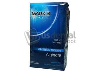 MARK3 Alginate Dustless Fast Set 1lb Bag. High algin content, a consistent mix - #2090