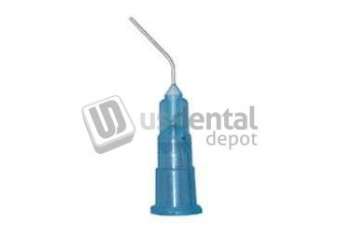 MARK3 Pre-Bent Needle Applicator Tips- 25ga, BLUE, 100pk - #2310