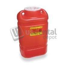 BD - BD Sharps Collector X-Large 19.7 Qt. (5 Gal.) Large Funnel, RED - # 305477