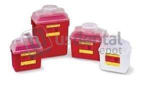 BD - BD Nestable Sharps Containers 24 Quart (6 Gallon), RED Base with Natural Top - # 305465