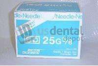 BD - BD General Use Sterile Hypodermic Needle. 25G x 5/8in . Regular Wall Type - # 305122