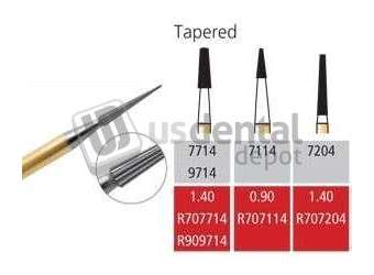 COLTENE Alpen FG #7114 Taper  Trimming and Finishing Carbide Bur, Package of 5 - #R707114