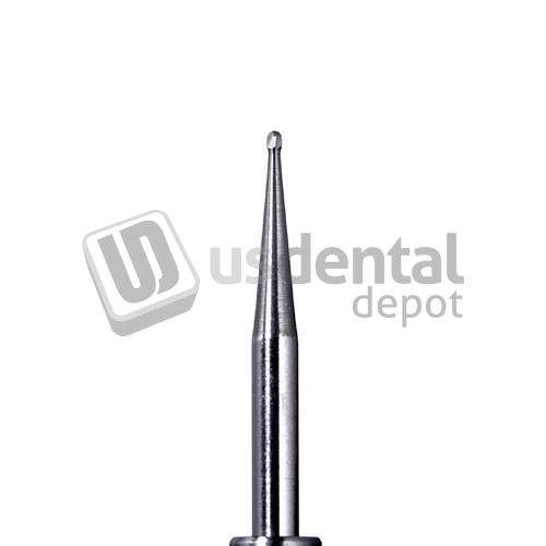 COLTENE Alpen FG #1/4 SL (Surgical Length) Round Carbide Bur, Package of 10 - #R5001/4