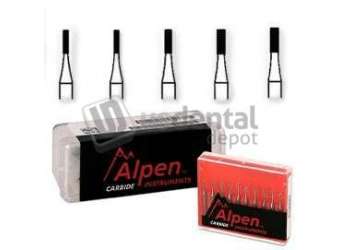 COLTENE Alpen FG #557 Straight Cross Cut Fissure Carbide Bur, Package of 100 burs - #R100557C