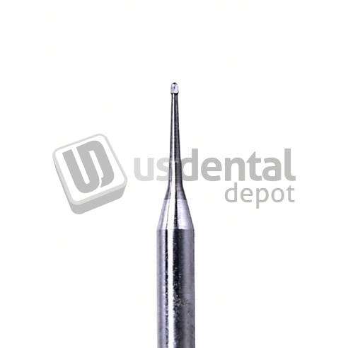 COLTENE Alpen FG #1/2 SL (Surgical Length) Round Carbide Bur, Pack of 10 Burs - #R5001/2