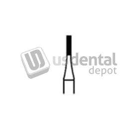 COLTENE Alpen FG #557 SL (surgical length) straight crosscut fissure carbide bur, pack - #R500557