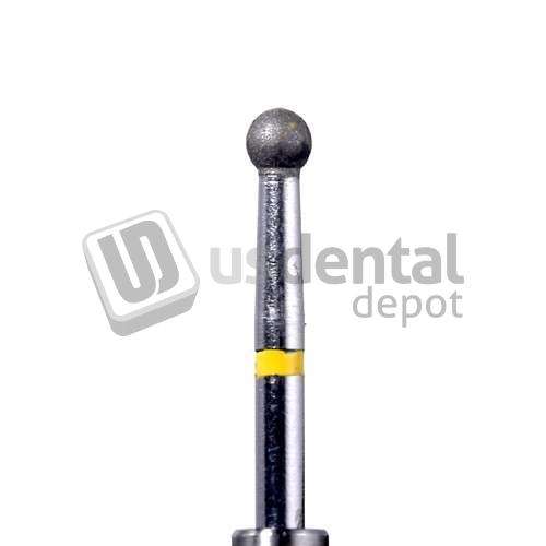 COLTENE Alpen FG #801.023 Extra Fine  Grit , Round Diamond Bur. Package of 5 Burs - # R801EF023