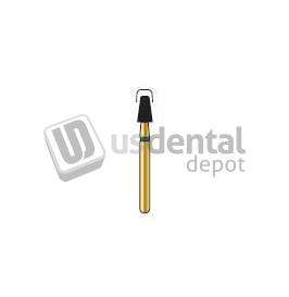 COLTENE Alpen FG #845R.025 Coarse  Grit , Modified Shoulder Cylinder Diamond Bur. Package - # R845RC025FG