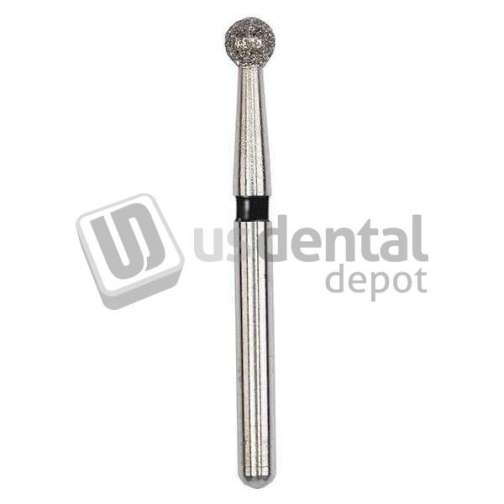 COLTENE Alpen FG #6  #801.029 Supercoarse   Gr-it   , Round Diamond Bur. Package of 5 burs - # R801SC029FG