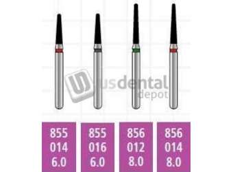 COLTENE Alpen x1 FG #855.014 SS (Short Shank) SC Super Coarse  , Round End Taper - # X855SC014S