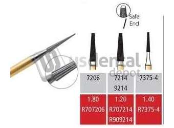 COLTENE Alpen FG #9214 30 Blade Taper  Trimming and Finishing Bur, Package of 5 Burs - # R909214