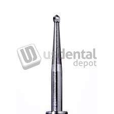 COLTENE Alpen FG #2 SL (Surgical Length) Round Carbide Bur, 10pk  - #R500002