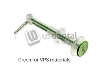 3M ESPE - 3M ESPE Intra-Oral Syringe, Single-Use Empty - GREEN 50/Bx. For VPS Precision - #71506